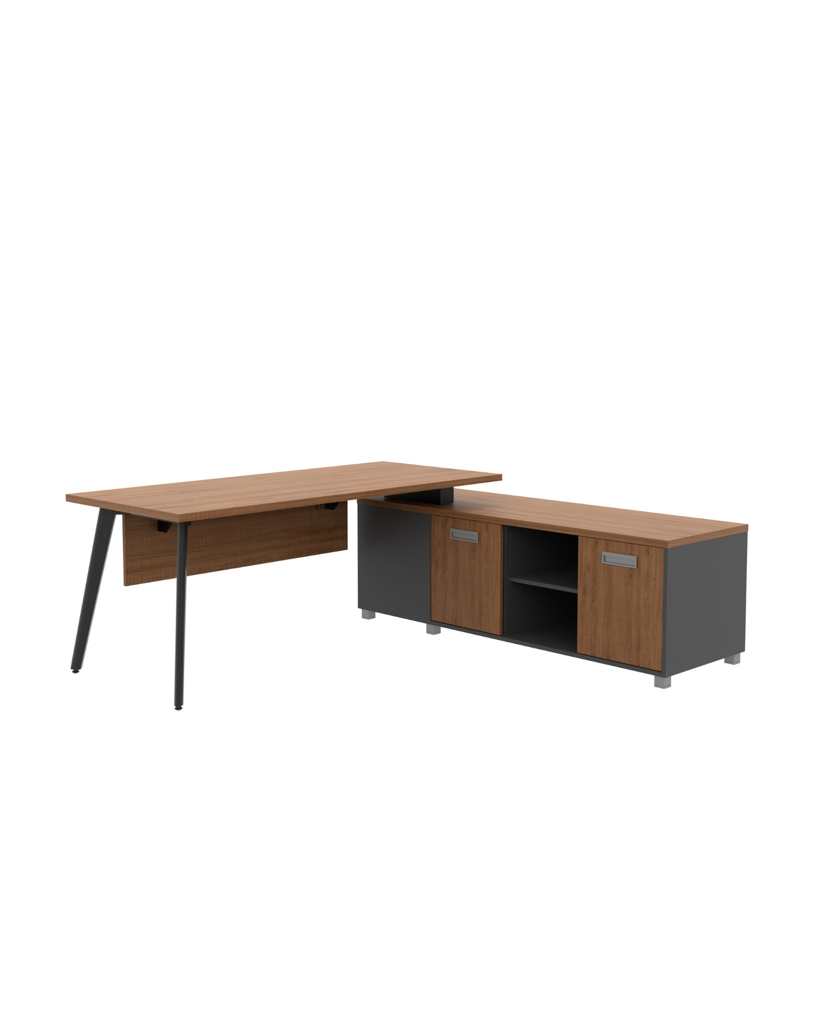 Iron Sabit Etajerli Masa 180 cm